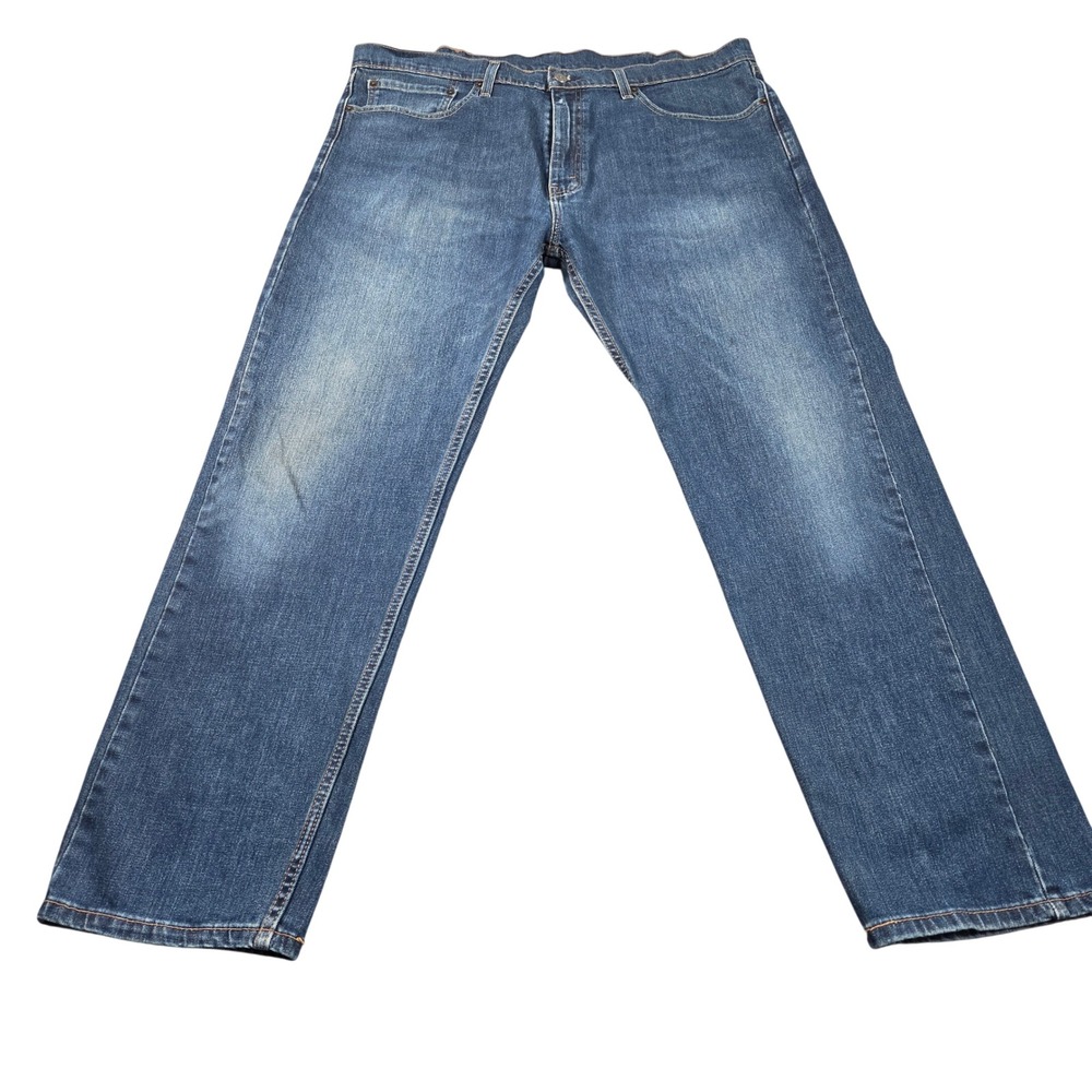 Levis 505 Regular Fit Jeans Mens 38x30 (fits 40x30) Blue Straight Leg Denim